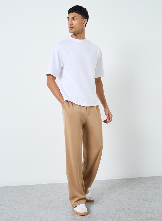 ستايلي تيشيرت فضفاض بتفاصيل طباعة - Image 2